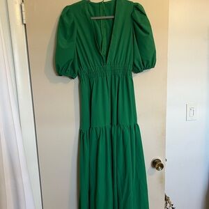 Elegant Green Women's Dress